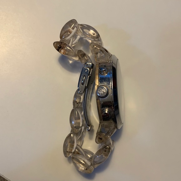 Michael Kors Clear Acrylic Watch - Picture 3 of 5